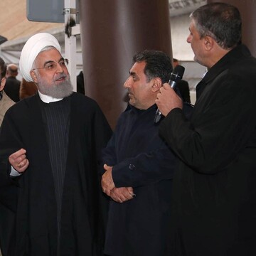 تصاویر اینستاگرام حسن روحانی از آزادراه تهران-شمال که پس از ۲۳ سال افتتاح شد