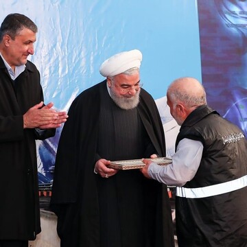 تصاویر اینستاگرام حسن روحانی از آزادراه تهران-شمال که پس از ۲۳ سال افتتاح شد