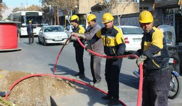 بهره برداری از پروژه توسعه شبکه فشار متوسط زمینی خیابان حافظ شهرستان سمنان