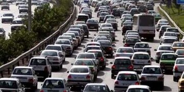 جاده هراز و محور تهران - بومهن اسیر ترافیک سنگین