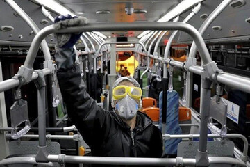 ببینید | عکس جالبی از اتوبوس‌های تهران که عکس روز گاردین شد