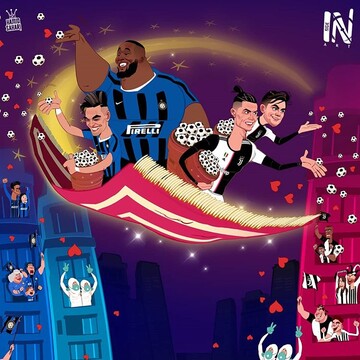 هواداران دربی میلان رو اینجوری می‌بینند!