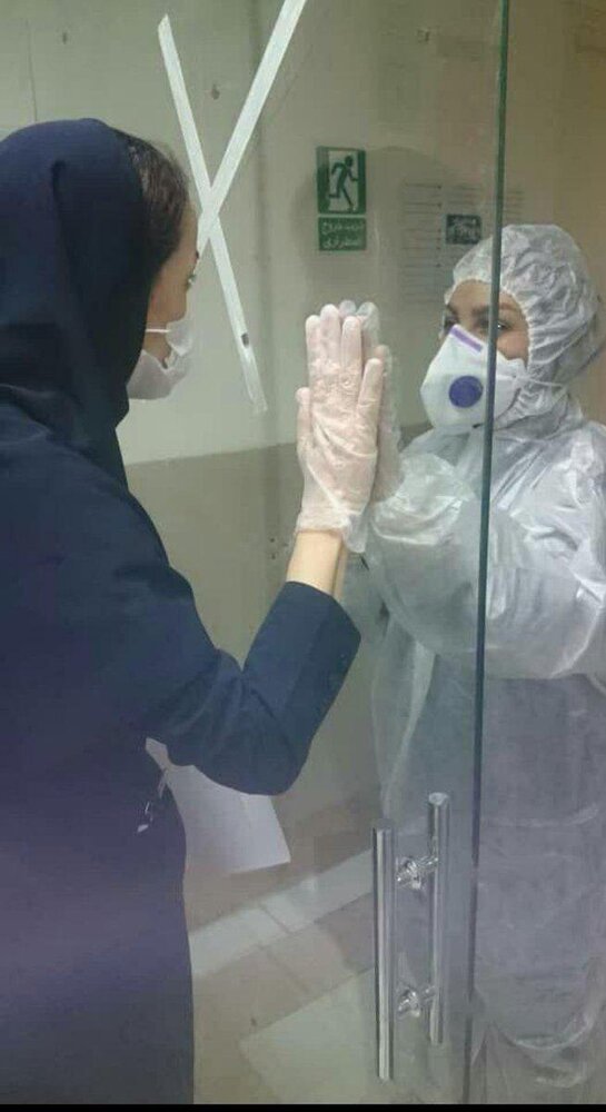 مرز بین بخش عفونی و غیرعفونی در بیمارستان شهید بهشتی کاشان