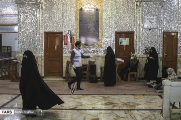 ضدعفونی‌سازی حرم حضرت عبدالعظیم (ع)