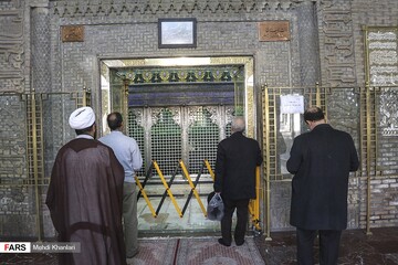 ضدعفونی‌سازی حرم حضرت عبدالعظیم (ع)
