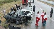 تصادف در محور شیراز-بیضا یک کشته و ۴مصدوم برجا گذاشت