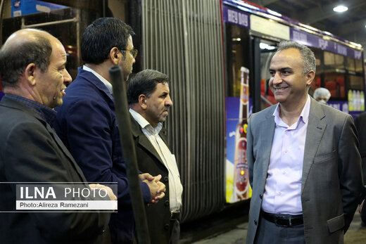 ضدعفونی اتوبوس های «بی آر تی» تهران