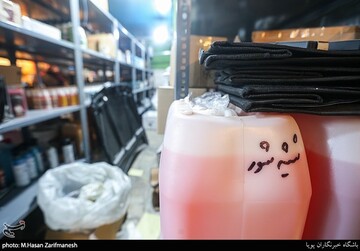 کشف کارگاه تولید مواد ضدعفونی‌کننده تقلبی