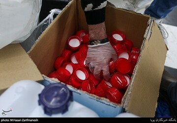 کشف کارگاه تولید مواد ضدعفونی‌کننده تقلبی