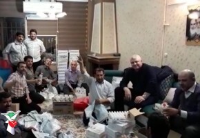 توزیع پک های بهداشتی در بین جامعه ایثارگری استان البرز