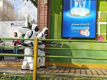 آتش‌نشانی شهرداری تهران هم به خط مقدم مبارزه با کرونا پیوست