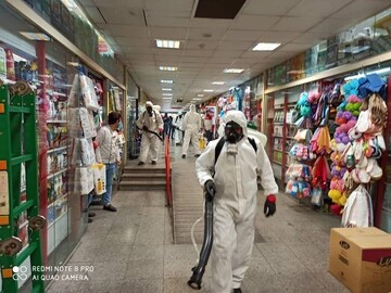 آتش‌نشانی شهرداری تهران هم به خط مقدم مبارزه با کرونا پیوست