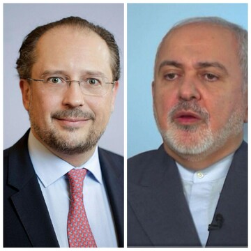 گفتگوی کرونایی ظریف با همتای اتریشی