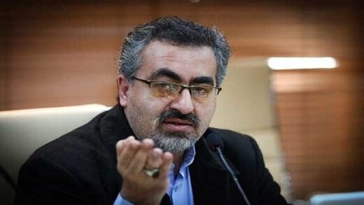 توییت جهانپور درباره نقشه انتشار کرونا از قم به دیگر استان‌ها