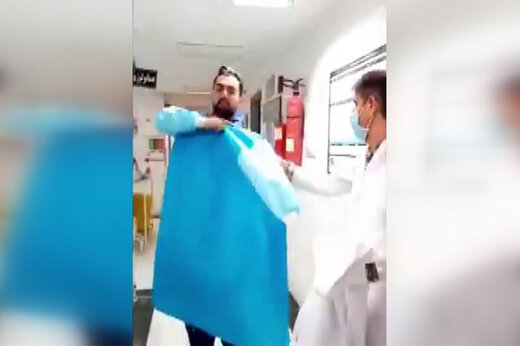 ببینید | ویدئوی جالب از آماده‌شدن یک پرستار برای رفتن به قرنطینه کرونا