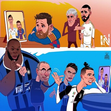 مسی و رونالدو دلتنگ هم شدند!