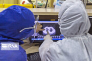 ببینید | جهادگران مبارزه با ویروس کرونا در بیمارستان شهید صیاد شیرازی