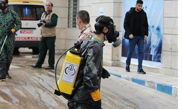 سپاه پاسداران، همچنان در حال مبارزه با کرونا +عکس