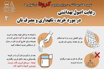 ببینید | نان را چگونه از کرونا دور نگه داریم؟
