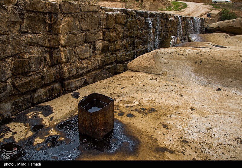 آلودگی نفتی در روستای پگین - خوزستان