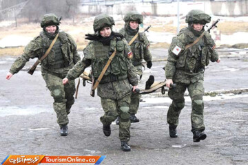 تصاویر | سربازان زن ارتش روسیه در حال خدمت 