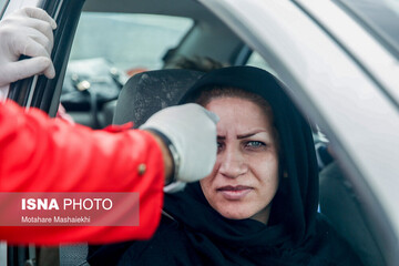 غربالگری و تب‌سنجی در ورودی‌ و ترمینال‌های اراک