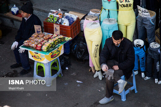 بازار تهران در روزهای کرونایی آخر سال