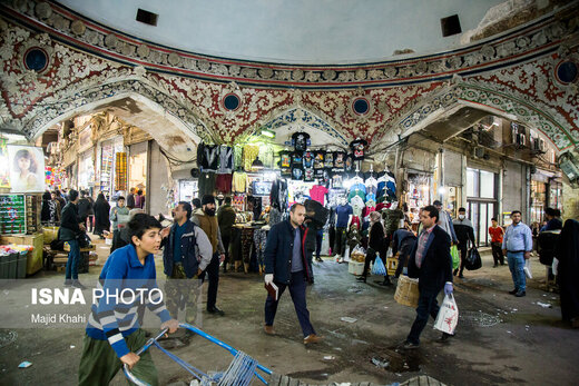 بازار تهران در روزهای کرونایی آخر سال
