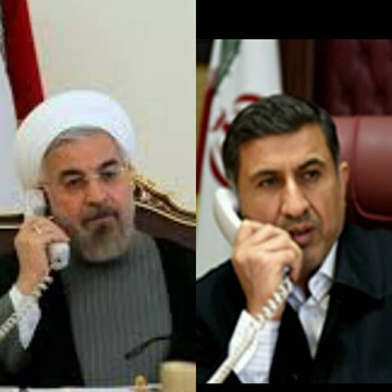 گفتگوی تلفنی رییس جمهور با استاندار البرز در خصوص اقدامات ستاد استانی کرونا