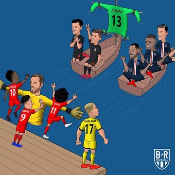 او دروازه‌بان سرخ‌پوشان است یا مهاجم حریف؟! 