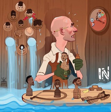 تلاش زیدان برای نجات کشتی سوراخ‌شده!