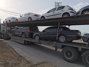 ببینید | توقیف ماشین‌های نمره تهرانی که با قاچاق بر به بوشهر برده می‌شدند!