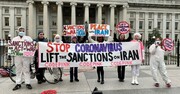 کدپینگ ها مقابل وزارت خزانه داری آمریکا در حمایت از ایران