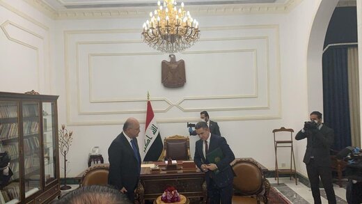 برهم صالح، نخست وزیر جدید را معرفی کرد/عکس