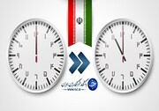 ساعت رسمی کشور فردا شب یک ساعت جلو کشیده می‌شود