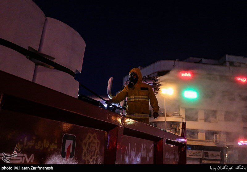 آتش‌نشانی , سازمان آتش‌نشانی تهران , ویروس کرونا , معاونت خدمات شهری شهرداری تهران , 