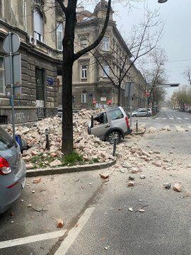 زلزله بسیار شدید کرواسی را لرزاند