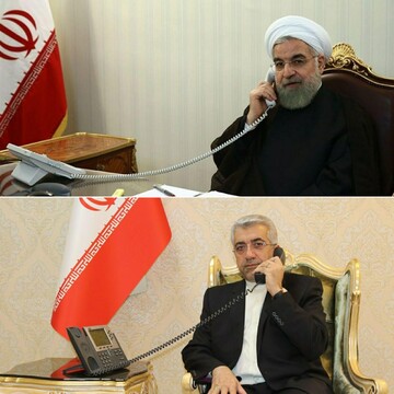 روحانی در تماس با وزیر نیرو: اعتبار لازم برای اجرای شبکه‌های آبیاری و زهکشی در غرب کشور ابلاغ شد /آب‌اندازی بیش از ۲۰ هزار هکتار از اراضی کشاورزی 