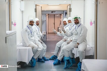 بازدید علی لاریجانی از بیمارستان صحرایی سپاه