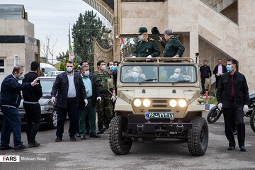 بازدید علی لاریجانی از بیمارستان صحرایی سپاه