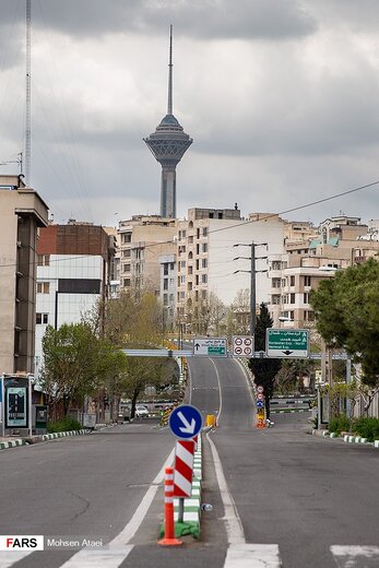 خیابان‌های خلوت تهران