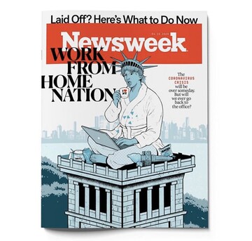 اینم قرنطینه و دورکاری در نیویورک! 