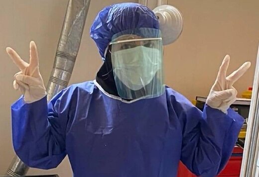 بی واسطه با دختر وزنه برداری که پرستار کرونایی‌ها شد!