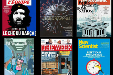 عکس |  معتبرترین مجلات دنیا هم به کرونا مبتلا شدند