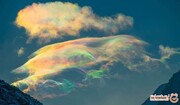 ابرهای این سرزمین عجیب، هزار رنگ هستند! +تصاویر