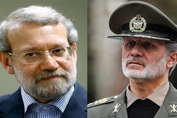 وزیر دفاع جویای حال لاریجانی پس از ابتلا به کرونا شد