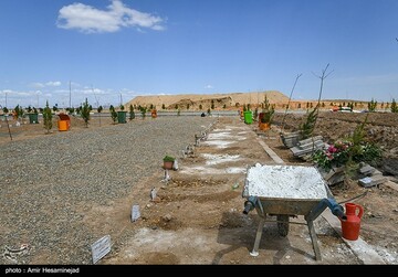 آرامستان بهشت معصومه قم در روزهای کرونایی