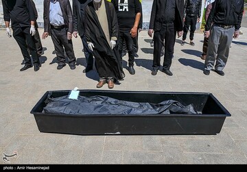 آرامستان بهشت معصومه قم در روزهای کرونایی