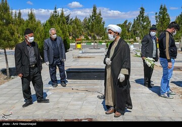 آرامستان بهشت معصومه قم در روزهای کرونایی