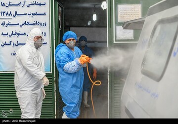 آرامستان بهشت معصومه قم در روزهای کرونایی